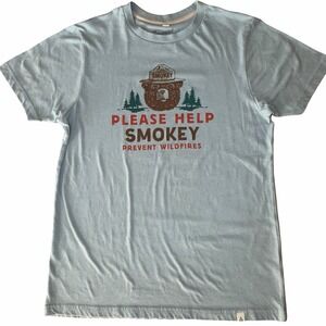 Landmark Project Please Help Smokey Prevent Wildfires T-Shirt Sz Medium Forest